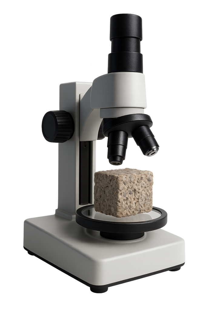 Baustoffprüfung im Labor